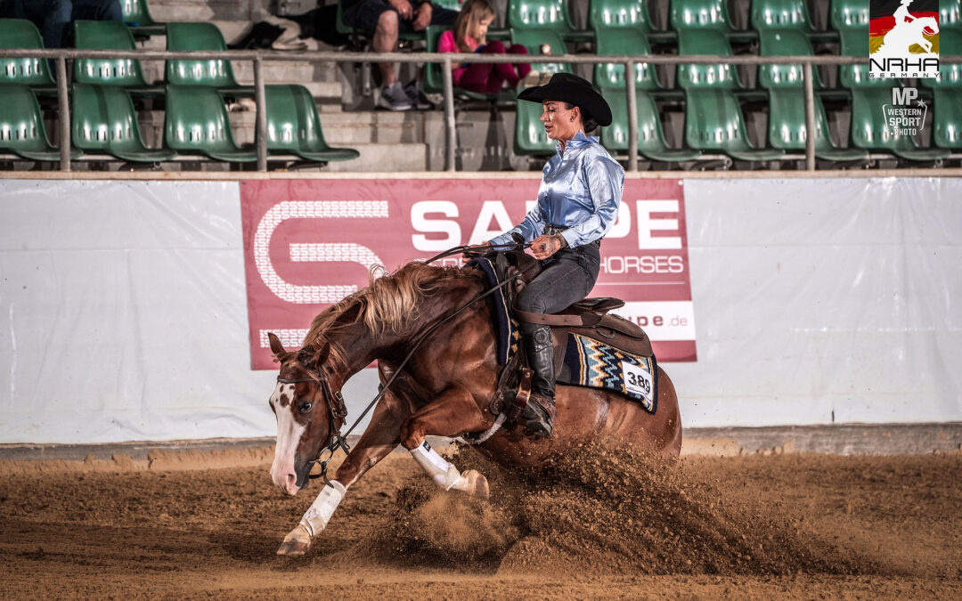 Nina Lill, reining, Hot Summer Show